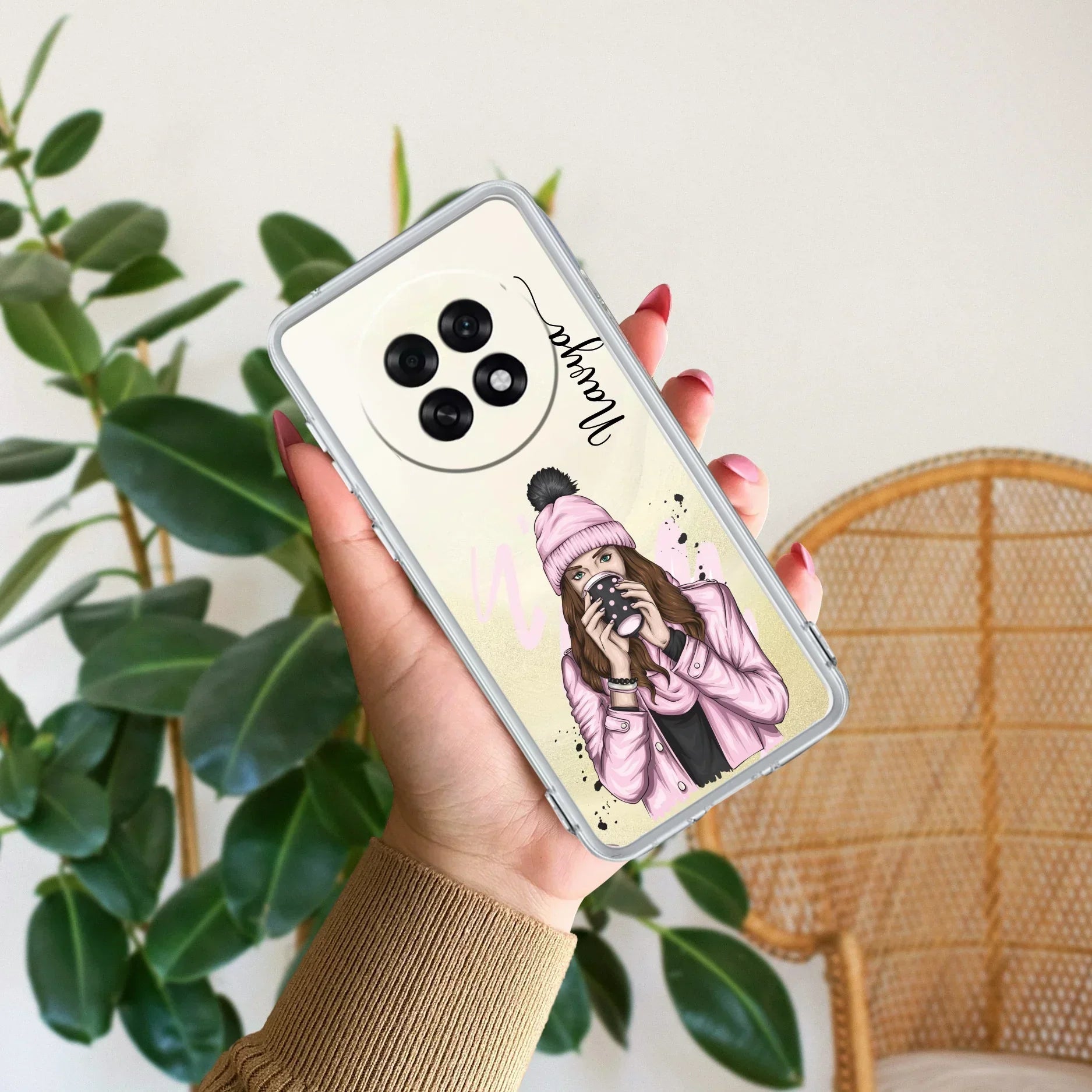 Coffee Time Customize Anti Yellow Case For Oppo F31 Pro Plus 5G