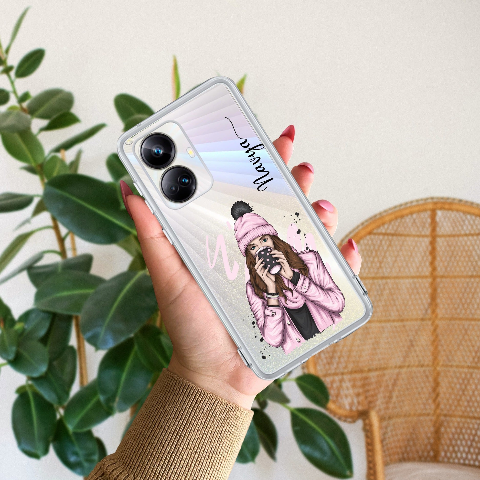 Coffee Time Customize Anti Yelllow Case For Realme 10 Pro Plus 5G