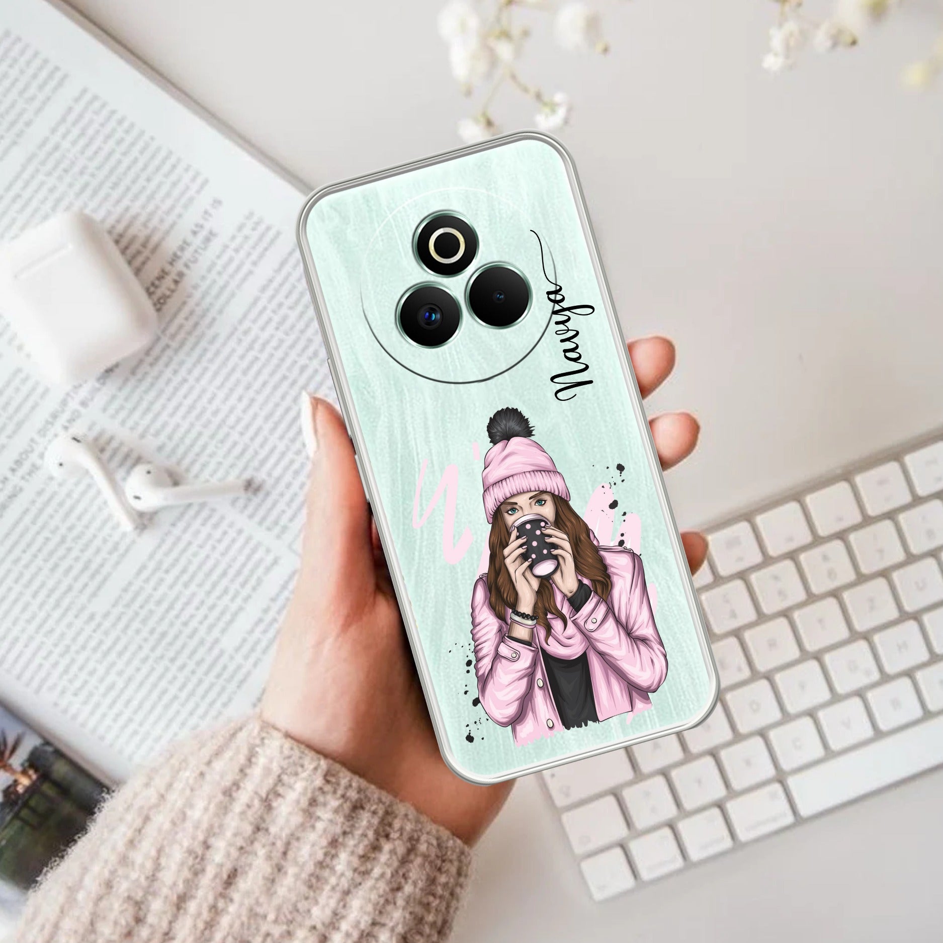 Coffee Time Customize Anti Yelllow Case For Realme P3 Pro 5G