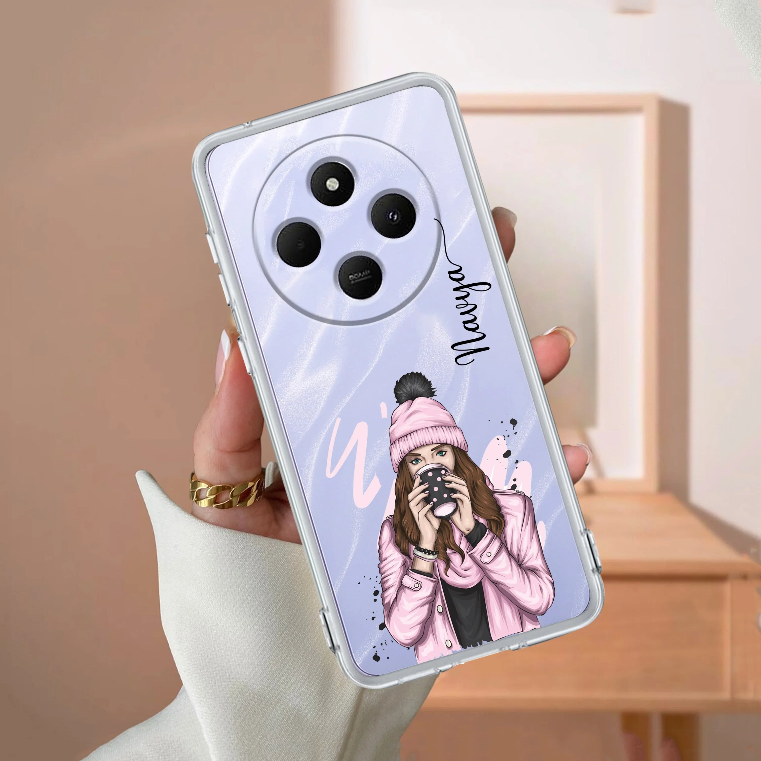 Butterfly Customize Transparent Silicon Case For Poco - ShopOnCliQ