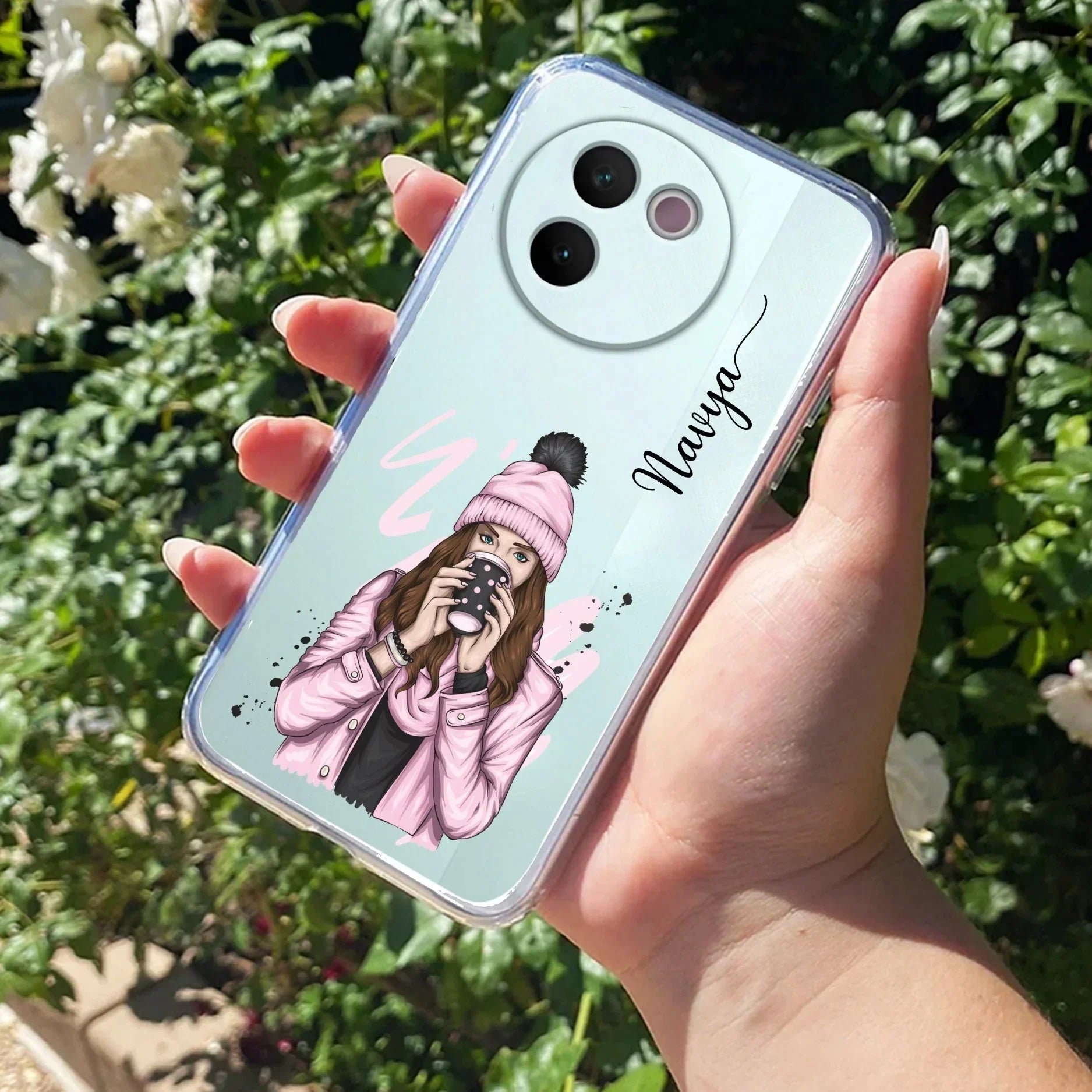 Coffee Time Customize Transparent Silicon Case For Vivo T2 Pro 5G