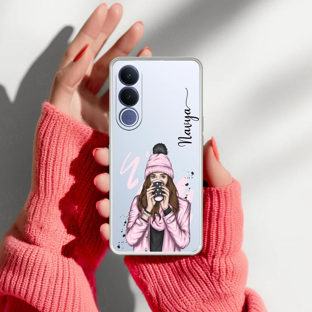 Coffee Time Customize Anti Yellow Case For Vivo V70 FE 5G