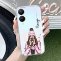 Coffee Time Customize Transparent Silicon Case For Vivo Y28 5G