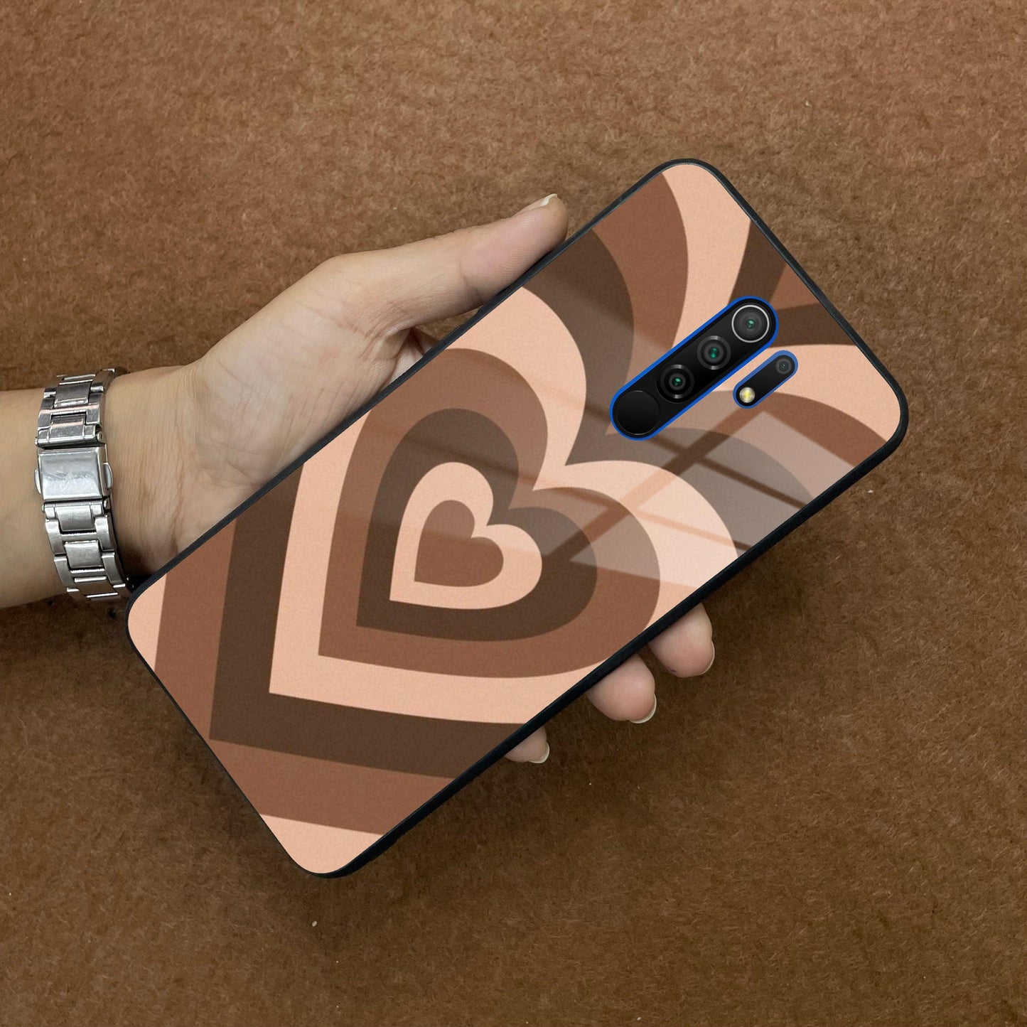 Latte Love Patter Glass Case Cover - Coffee For Redmi/Xiaomi