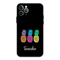 Colorful Pineapple Glass Case Cover For iPhone 11 Pro Max