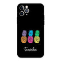 Colorful Pineapple Glass Case Cover For iPhone 11 Pro