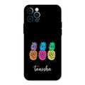 Colorful Pineapple Glass Case Cover For iPhone 12 Pro