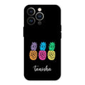 Colorful Pineapple Glass Case Cover For iPhone 13 Pro Max