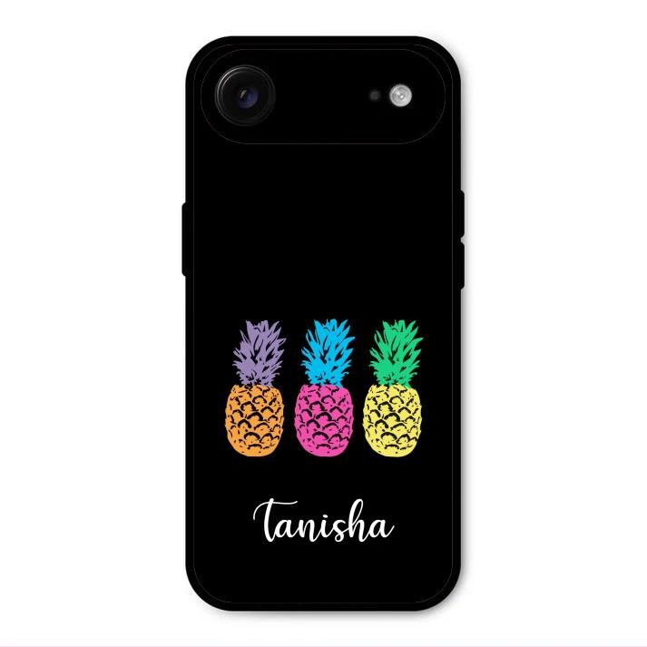 Colorful Pineapple Glass Case Cover For iPhone Air