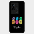 Colorful Pineapple Glass Case Cover For Iqoo 11 5G