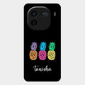 Colorful Pineapple Glass Case Cover For Iqoo 12 5G
