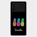 Colorful Pineapple Glass Case Cover For Iqoo 9 Pro 5G