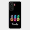Colorful Pineapple Glass Case Cover For Iqoo Neo 9 Pro 5G