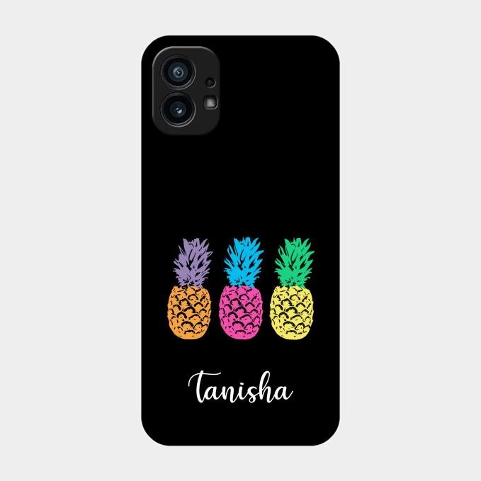 Colorful Pineapple Glass Case Cover For Nothing Phone 1
