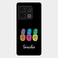 Colorful Pineapple Glass Case Cover For Oneplus 10 Pro 5G