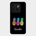 Colorful Pineapple Glass Case Cover For Oneplus 10T 5G