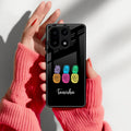 Colorful Pineapple Glass Case Cover For OnePlus 15 5G