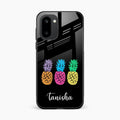 Colorful Pineapple Glass Case Cover For OnePlus 15R 5G