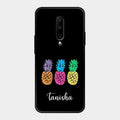 Colorful Pineapple Glass Case Cover For Oneplus 7 Pro