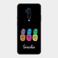 Colorful Pineapple Glass Case Cover For Oneplus 7T Pro