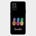Colorful Pineapple Glass Case Cover For Oneplus 8T