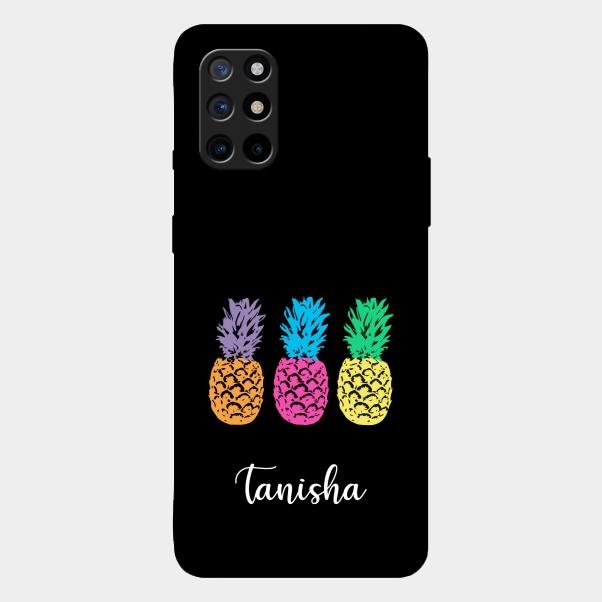 Colorful Pineapple Glass Case Cover For Oneplus 8T