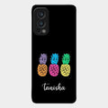 Colorful Pineapple Glass Case Cover For Oneplus Nord 2 5G