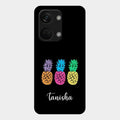 Colorful Pineapple Glass Case Cover For Oneplus Nord 3 5G