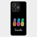 Colorful Pineapple Glass Case Cover For Oppo A5 Pro 5G