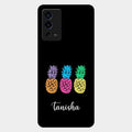 Colorful Pineapple Glass Case Cover For Oppo A55