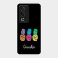 Colorful Pineapple Glass Case Cover For Oppo K12X 5G
