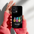Colorful Pineapple Glass Case Cover For Oppo - ShopOnCliQ