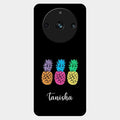 Colorful Pineapple Glass Case Cover For Realme 11 Pro 5G