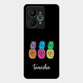 Colorful Pineapple Glass Case Cover For Realme 15 5G