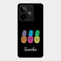 Colorful Pineapple Glass Case Cover For Realme Gt 7 5G