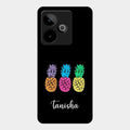 Colorful Pineapple Glass Case Cover For Realme Gt 7T 5G