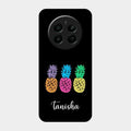 Colorful Pineapple Glass Case Cover For Realme Narzo 70 Pro 5G
