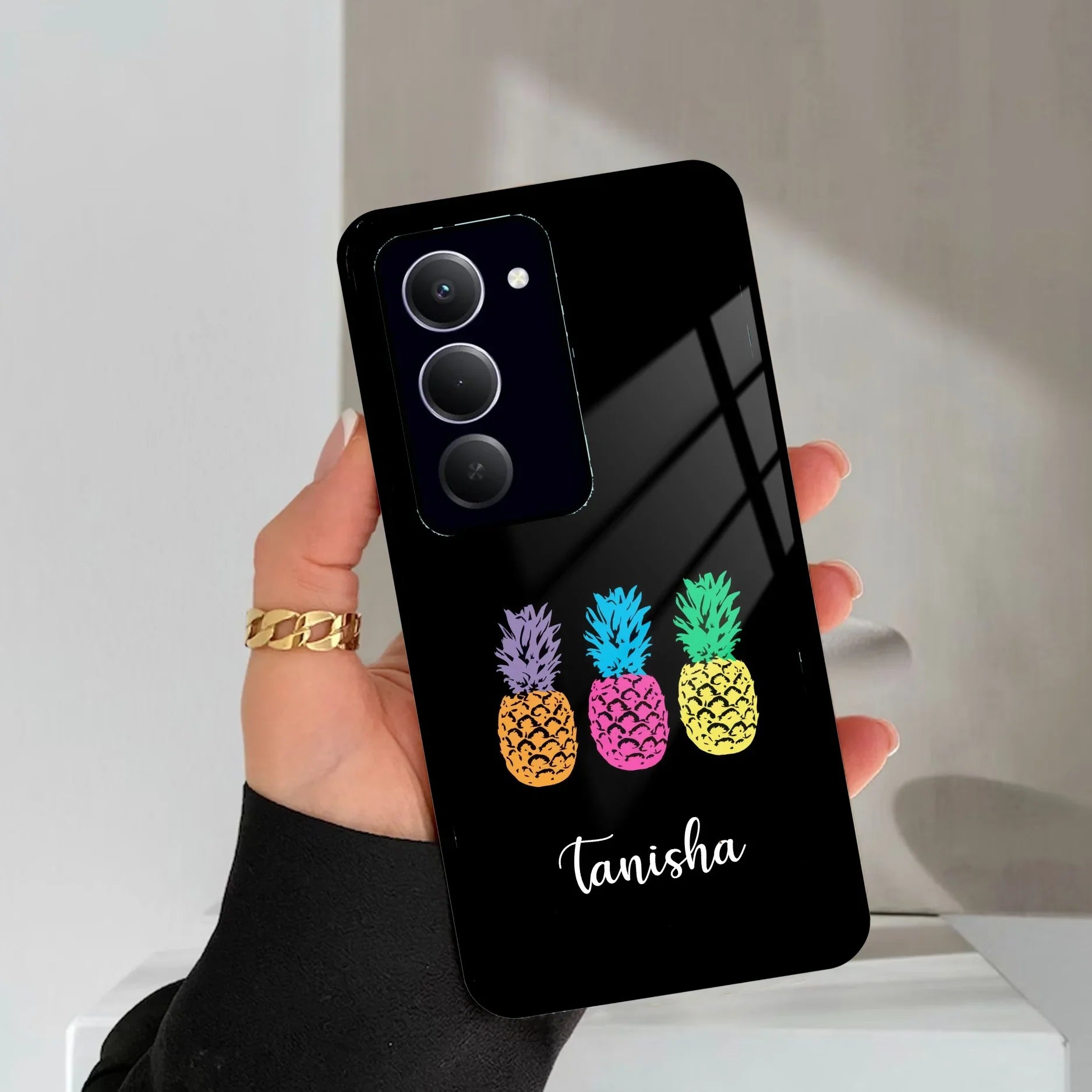 Colorful Pineapple Glass Case Cover For Redmi/Xiaomi - ShopOnCliQ