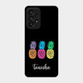 Colorful Pineapple Glass Case Cover For Samsung Galaxy A53 5G