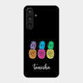 Colorful Pineapple Glass Case Cover For Samsung Galaxy M35 5G