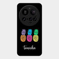 Colorful Pineapple Glass Case Cover For Xiaomi 15 Ultra 5G