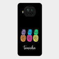 Colorful Pineapple Glass Case Cover For Xiaomi Mi 10I 5G