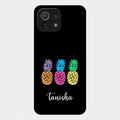 Colorful Pineapple Glass Case Cover For Xiaomi Mi 11 Lite
