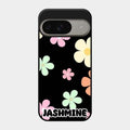 Colorfull Daisy Floral Glass Case Cover For Google Pixel 9 5G