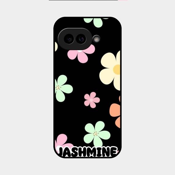 Colorfull Daisy Floral Glass Case Cover For Google Pixel 9A 5G
