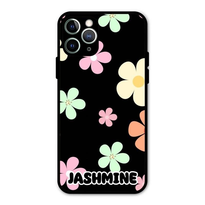 Colorfull Daisy Floral Glass Case Cover For iPhone 11 Pro Max