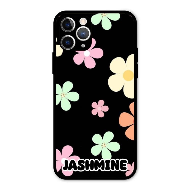 Colorfull Daisy Floral Glass Case Cover For iPhone 11 Pro