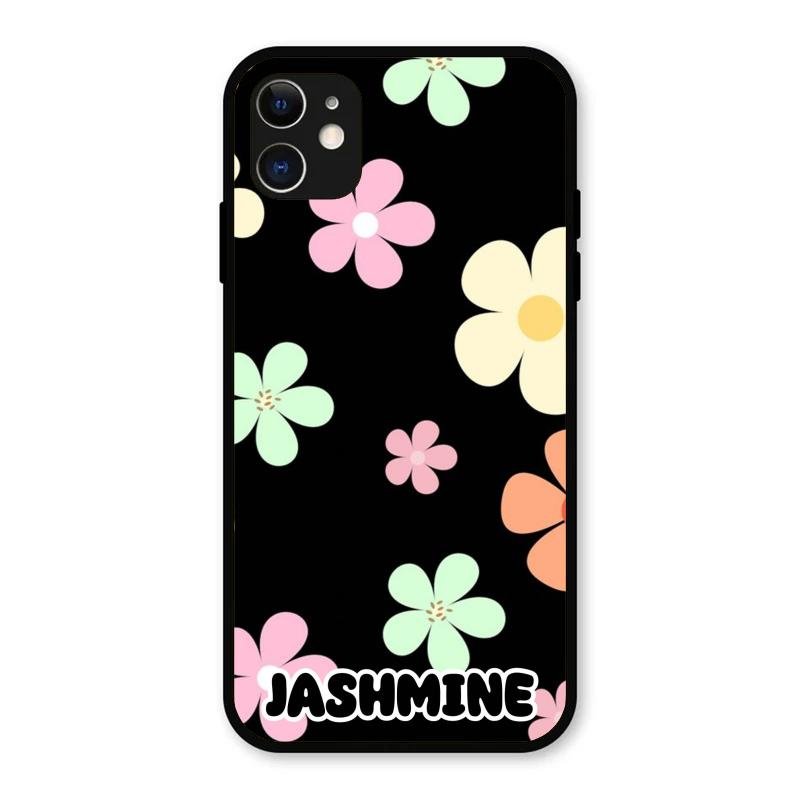 Colorfull Daisy Floral Glass Case Cover For iPhone 11