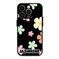 Colorfull Daisy Floral Glass Case Cover For iPhone 14 Pro Max