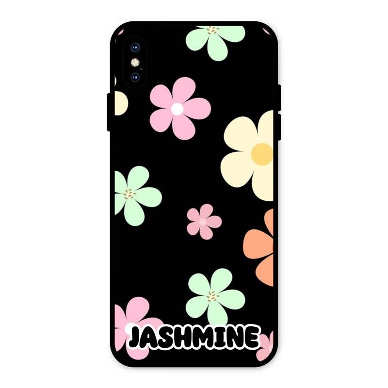 Colorfull Daisy Floral Glass Case Cover For iPhone XS Max
